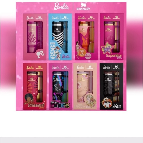 NIB Limited Edition Stanley BARBIE™ ICON 40 OZ QUENCHER - Picture 5 of 11